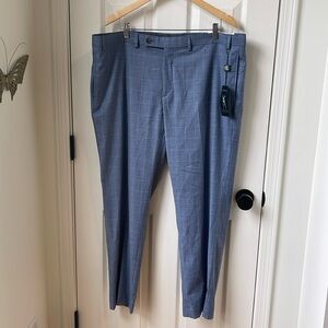 Lauren Ralph Lauren ultraflex pants in light blue plaid